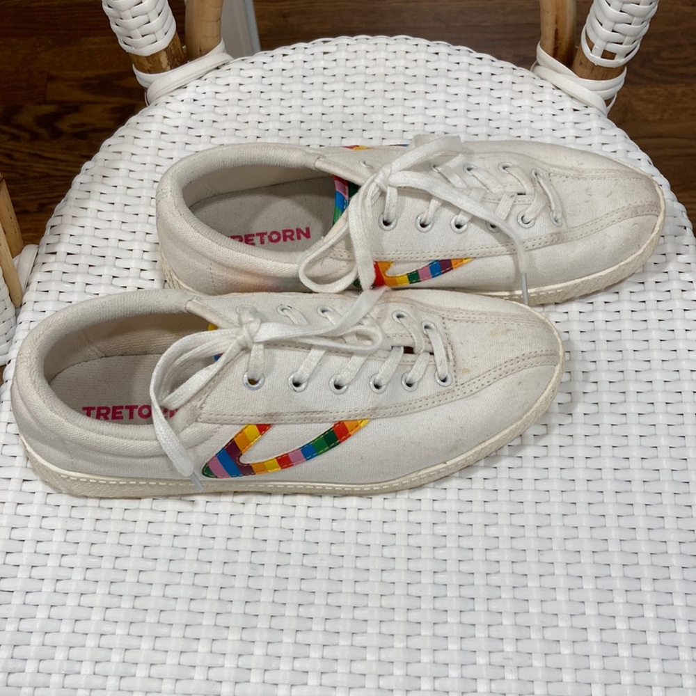 Classic Tretorn Tennis Shoe Size 8